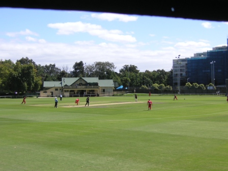 View from scoreboard