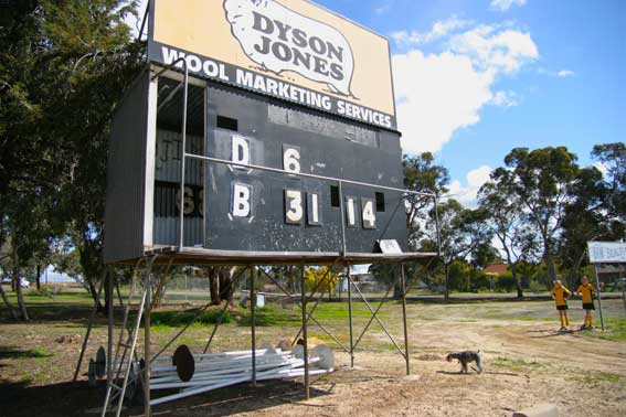 Kojonup scoreboard