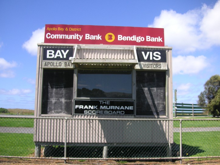 Apollo Bay scoreboard