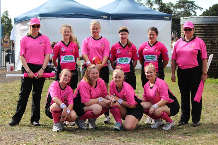 Female umpires at Irrewillipe