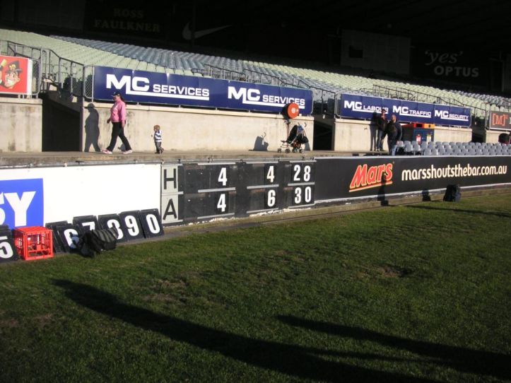 Carlton scoreboard