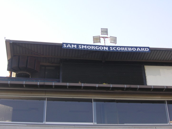 Sam Smorgon scorebaord