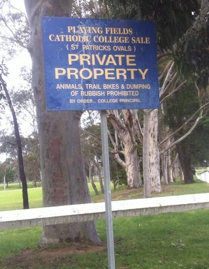 school sign