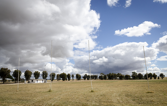 "Although the grass had been recently cut, this ground had a sad and abandoned feel to it."