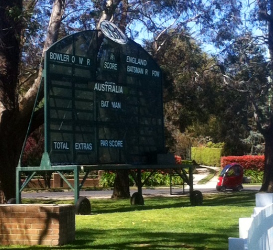 Bowral scoreboard