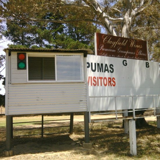 Moyston scoreboard