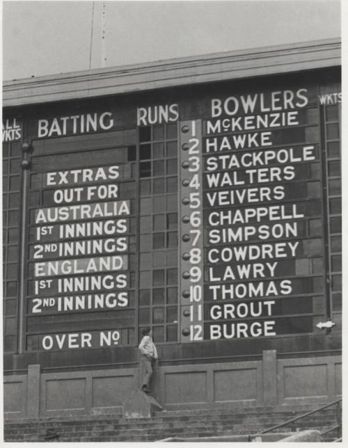 1966 MCG scoreboard