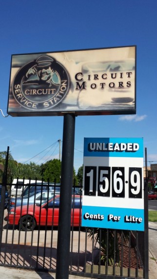 Service station prices