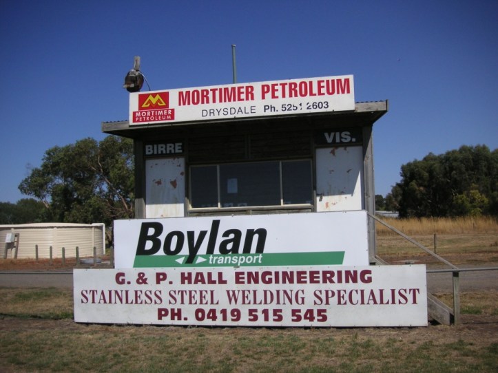 Birregurra footy scoreboard