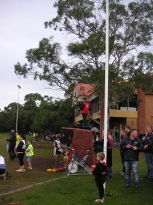 Wes Anderson (Jesse from Red Onion Creative) filming the East Malvern action.