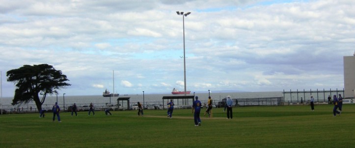 Like ships passing in the day cricketers come out to play.