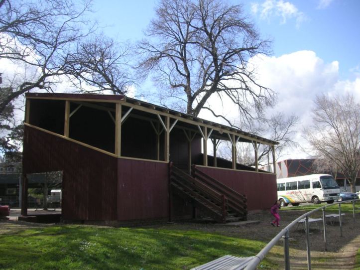 Country footy grandstands: there must be a website dedicated to them somewhere!